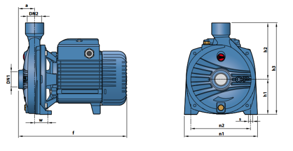 Pumpa centrifugalna CPm100 PEDROLLO - Image 2