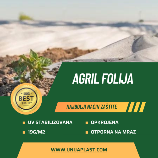 Agril folija 7.6m/100m 19g/m2 - Image 4