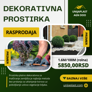 Prostirka platno braon 1.6/100m (50g/m2)