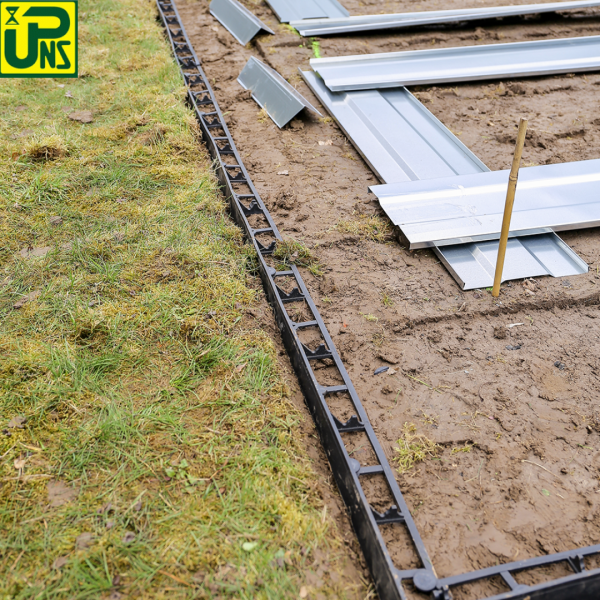 Graničnik za travu univerzalni 55mmx1m: Jednostavna instalacija, prilagodljiv dizajn, trajna zaštita. Napravite da vaš vrt bude kao u bajci.
